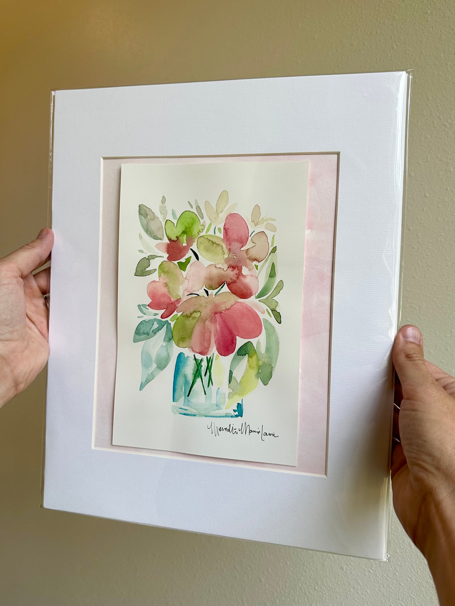 Sweet Melody, Original Watercolor