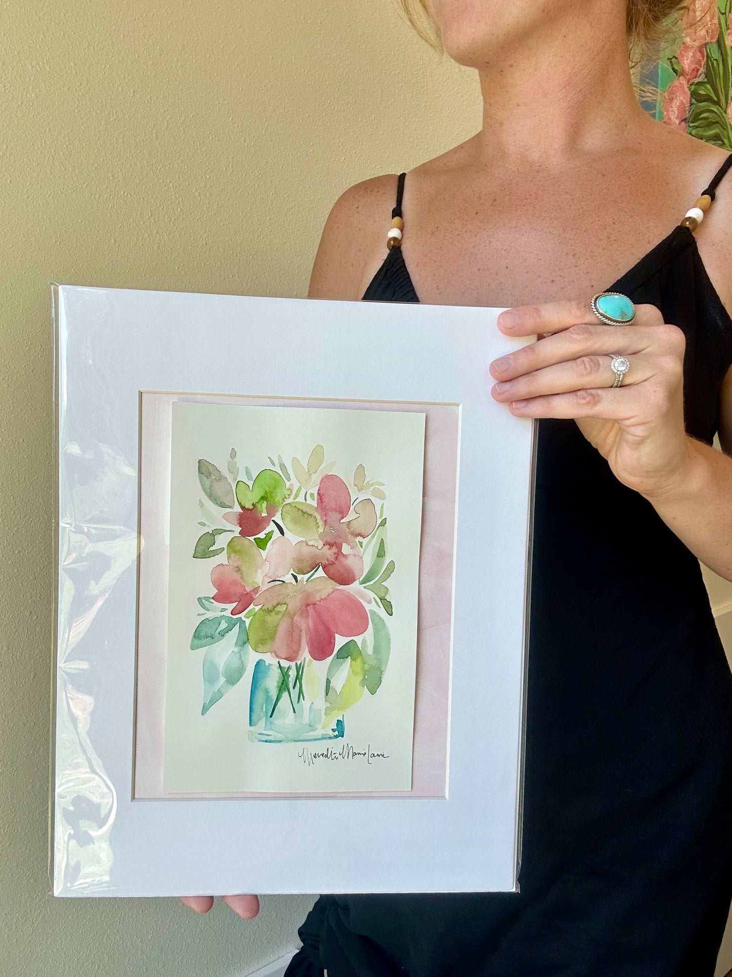 Sweet Melody, Original Watercolor