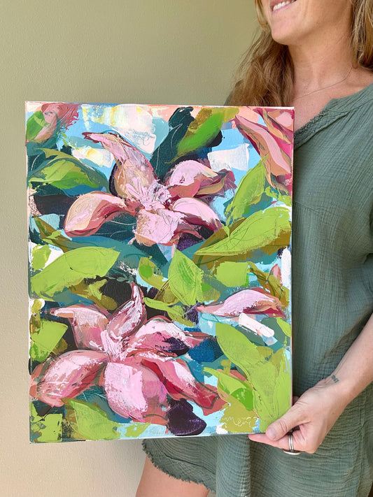 From The Heart, Original Mixed Media on Canvas